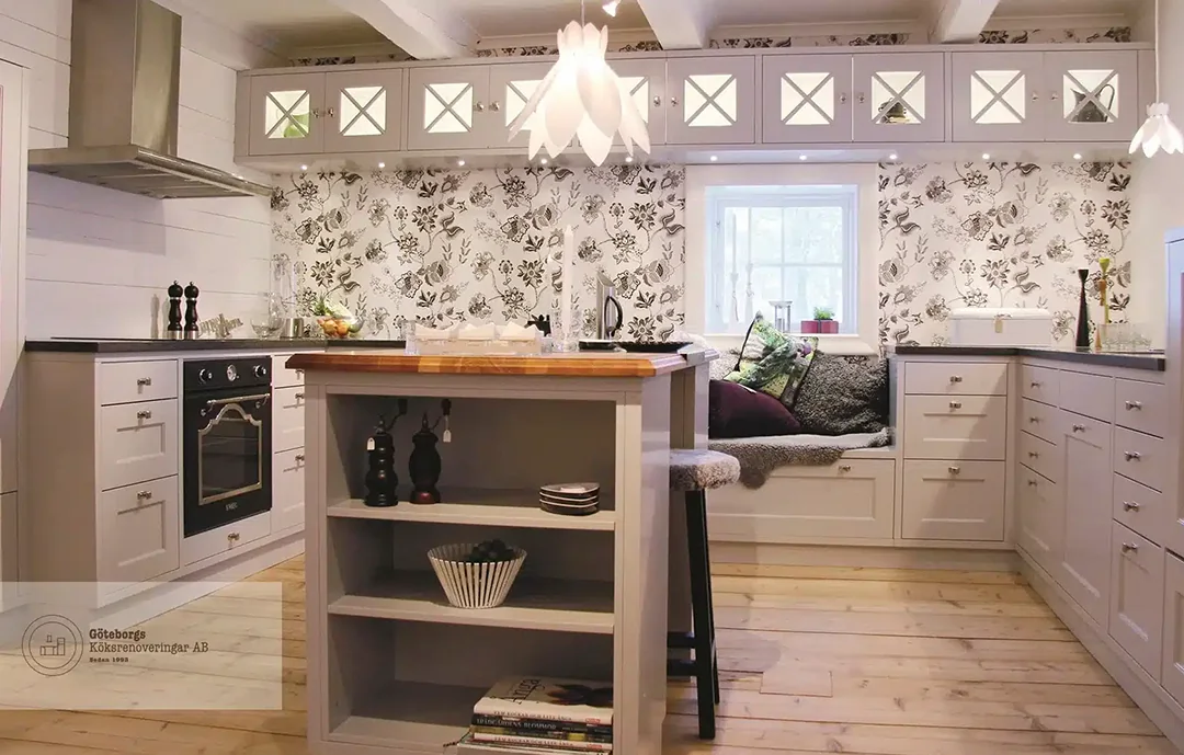 Montering av kökstommar i kök